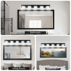 Modern Black LED Vanity Light