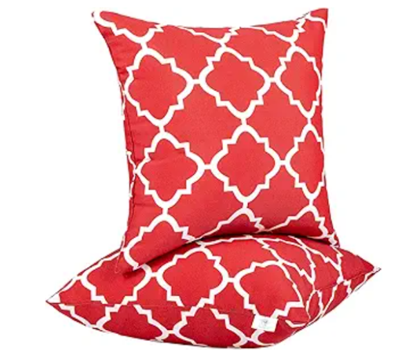 2 Pack Outdoor Throw Pillows