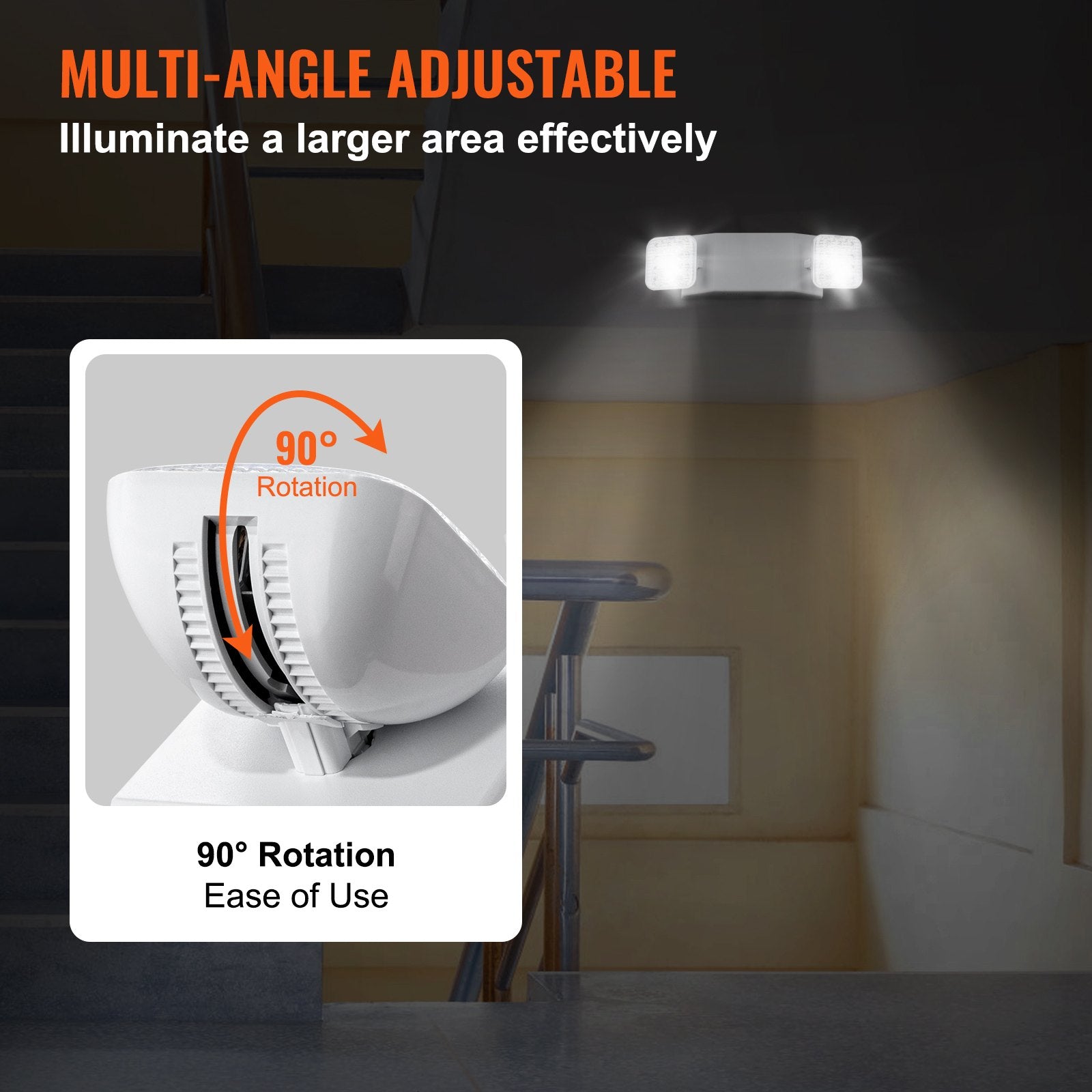 6 Pack Commercial Emergency Light