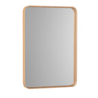 Wall Mirror With Rectangular Metal Frame