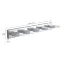 37 Modern 5-Light LED Vanity Light Fixture - Chrome Finish With Acryli