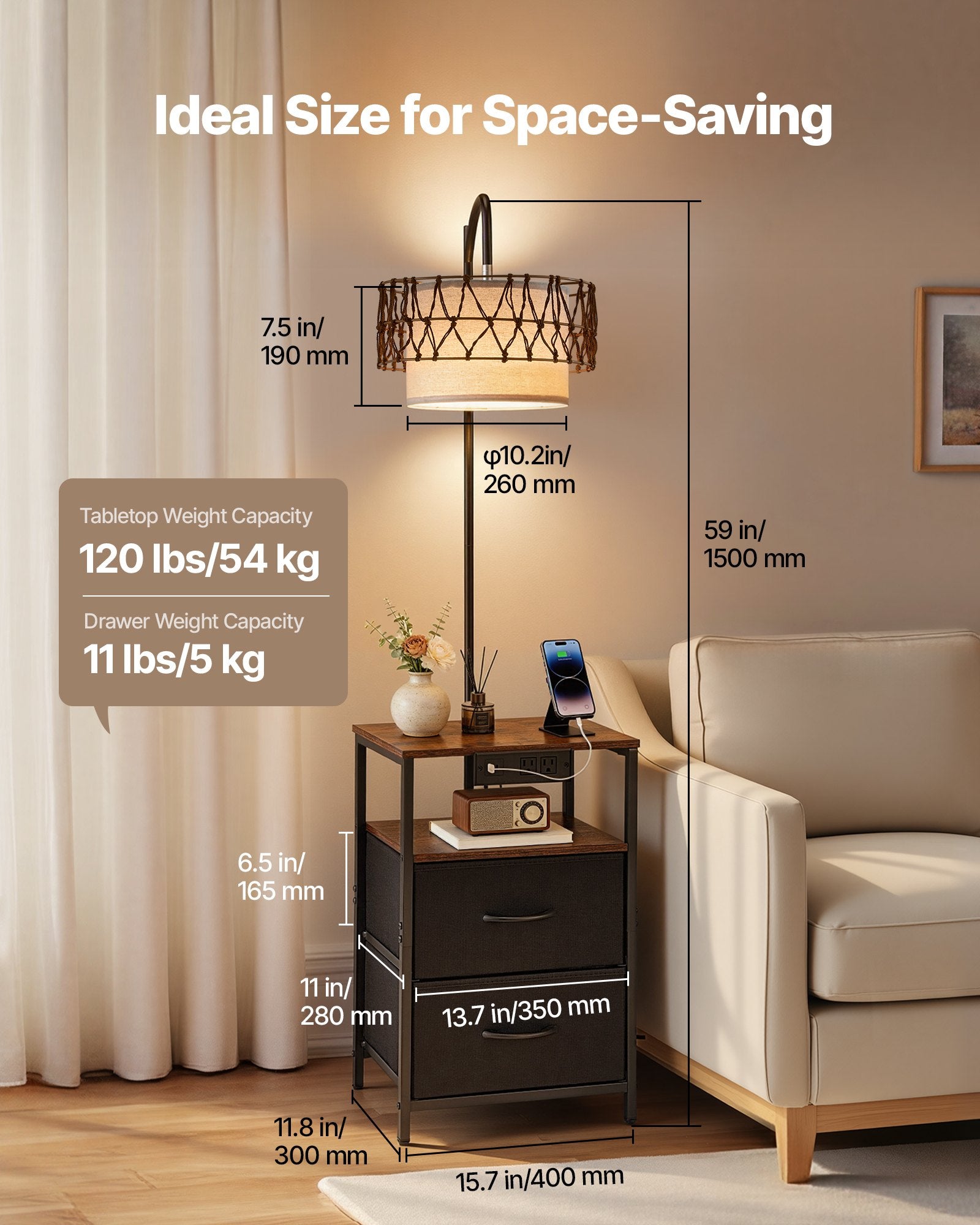 Floor Lamp With Table