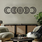 Crescent Moon Wall Art Set Of 5