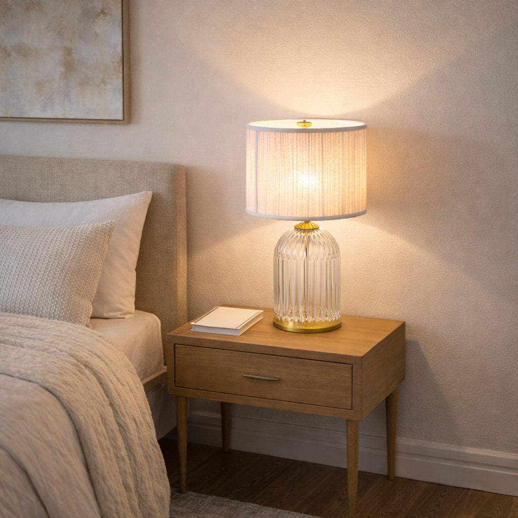 Bedroom Table Lamp Nordic Home Creative Romantic Warm Solid Wood Study