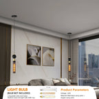 Modern Black Wrought Iron Pendant Light For Kitchen Island
