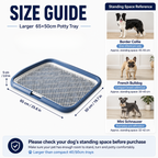 Dog Potty Tray With Removable Grating