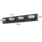 29in Modern 4-Light LED Vanity Light