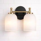 Vortex Traditional Style Two Lights Vanity Over Bathroom Mirror Wall S