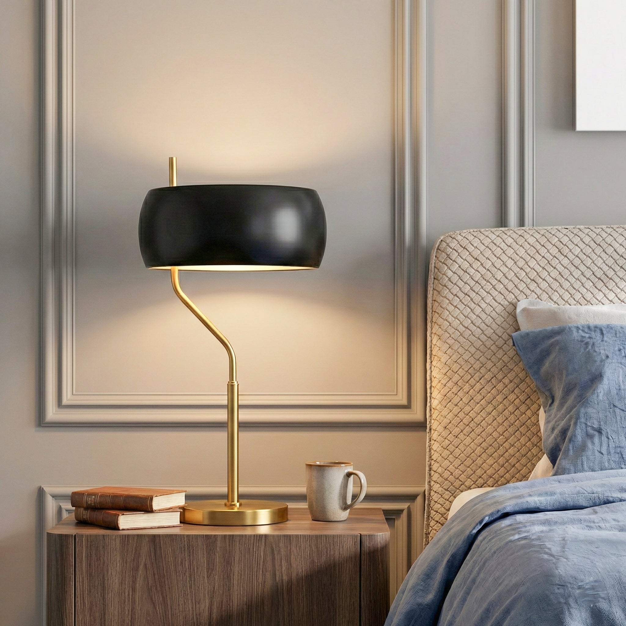 Small Minimalist Wooden Table Lamp Dimmable Table Lamp Fast Delivery S