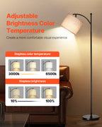 Floor Lamp Dimmable Color Temperature Living Room Lamp With Remote Con