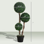 Artificial Potted Plant, Faux Greenery for Indoor and Outdoor Decor
