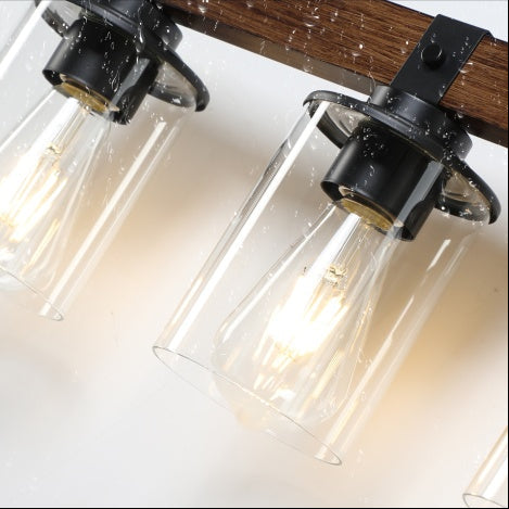 Rustic Bathroom Wall Lamp | 5 Light Fixture