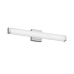 Bathroom Vanity Light Brushed Nickel Square LED 25 Inch 14W 6000K Cool