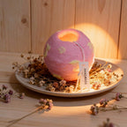 Innovative Spinning Globe Scented Candle Hand Poured Wax Candle With R