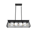Modern Farmhouse Chandelier | Rectangular Ceiling Light
