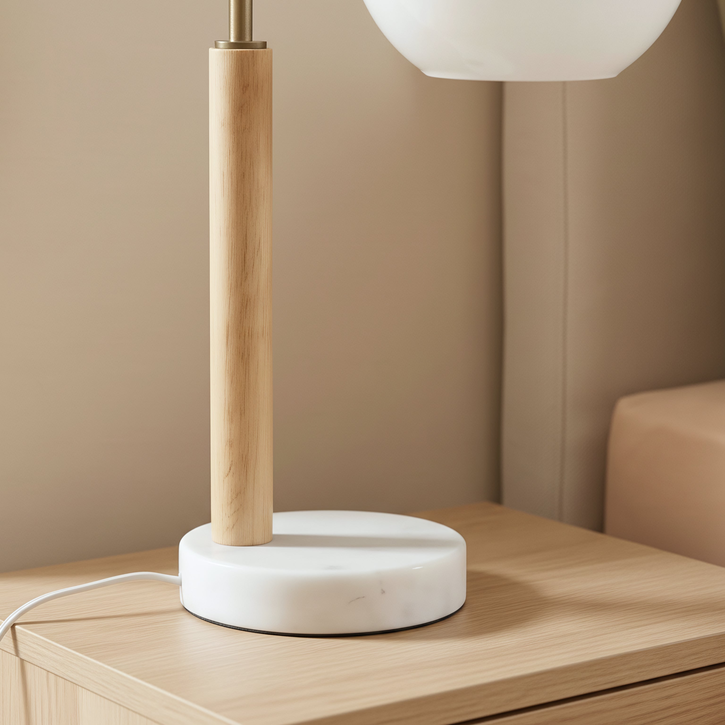 Bedroom Table Lamp Nordic Home Creative Romantic Warm Marble Study Roo