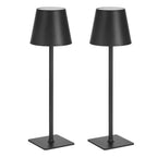 Cordless Table Lamp 2-Pack 5200mAh Built-in Rechargeable Battery Desk