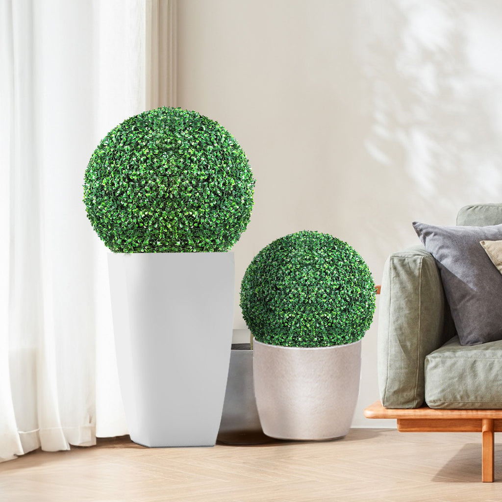 VEVOR Artificial Topiaries Boxwood Trees