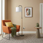 Floor Lamp With Cylinder Shade