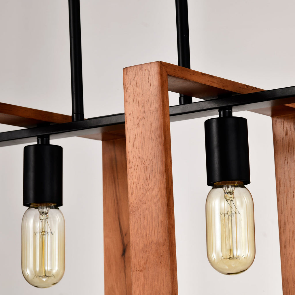 Rustic 4-Light Chandelier | Pendant Design