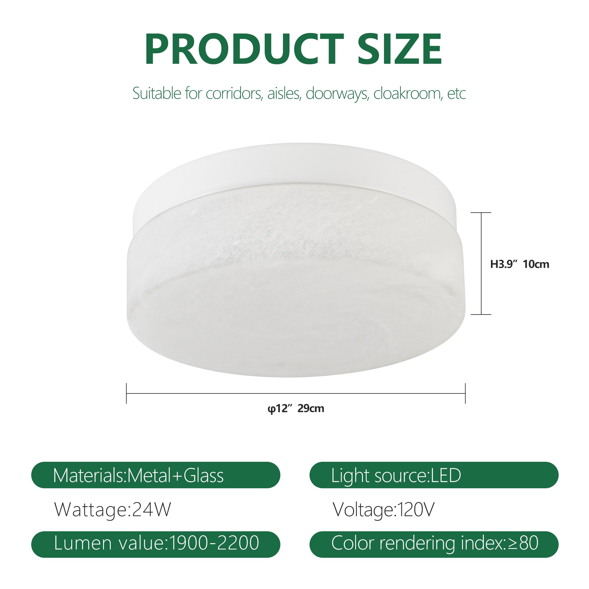12 Inch LED Ceiling Light