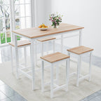 5-Piece Kitchen Table Set | Minimalist Design