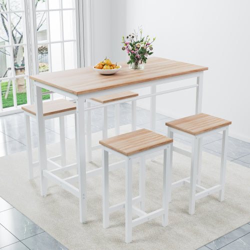 5-Piece Kitchen Table Set | Minimalist Design