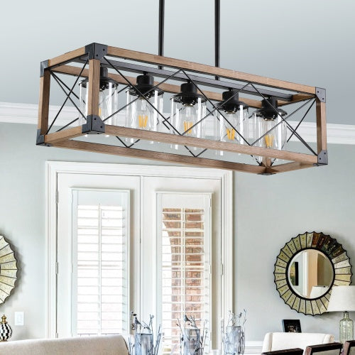 Vintage 5-Light Chandelier | Farmhouse Design