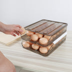 Egg Container Holder For Refrigerator Double Layer Egg Storage Box Wit