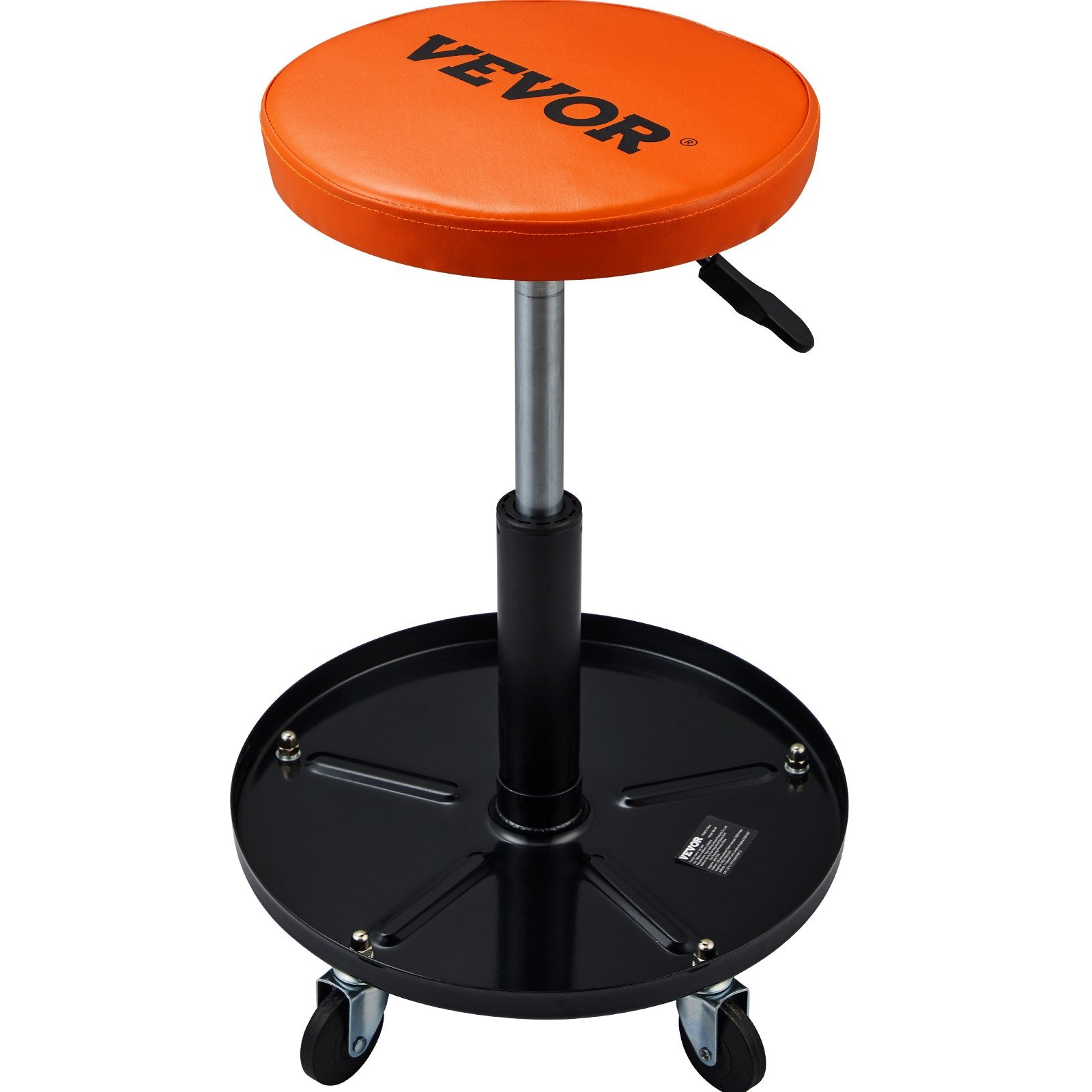 VEVOR Adjustable Mechanics Rolling Creeper Seat Stool Tool Tray For Sh