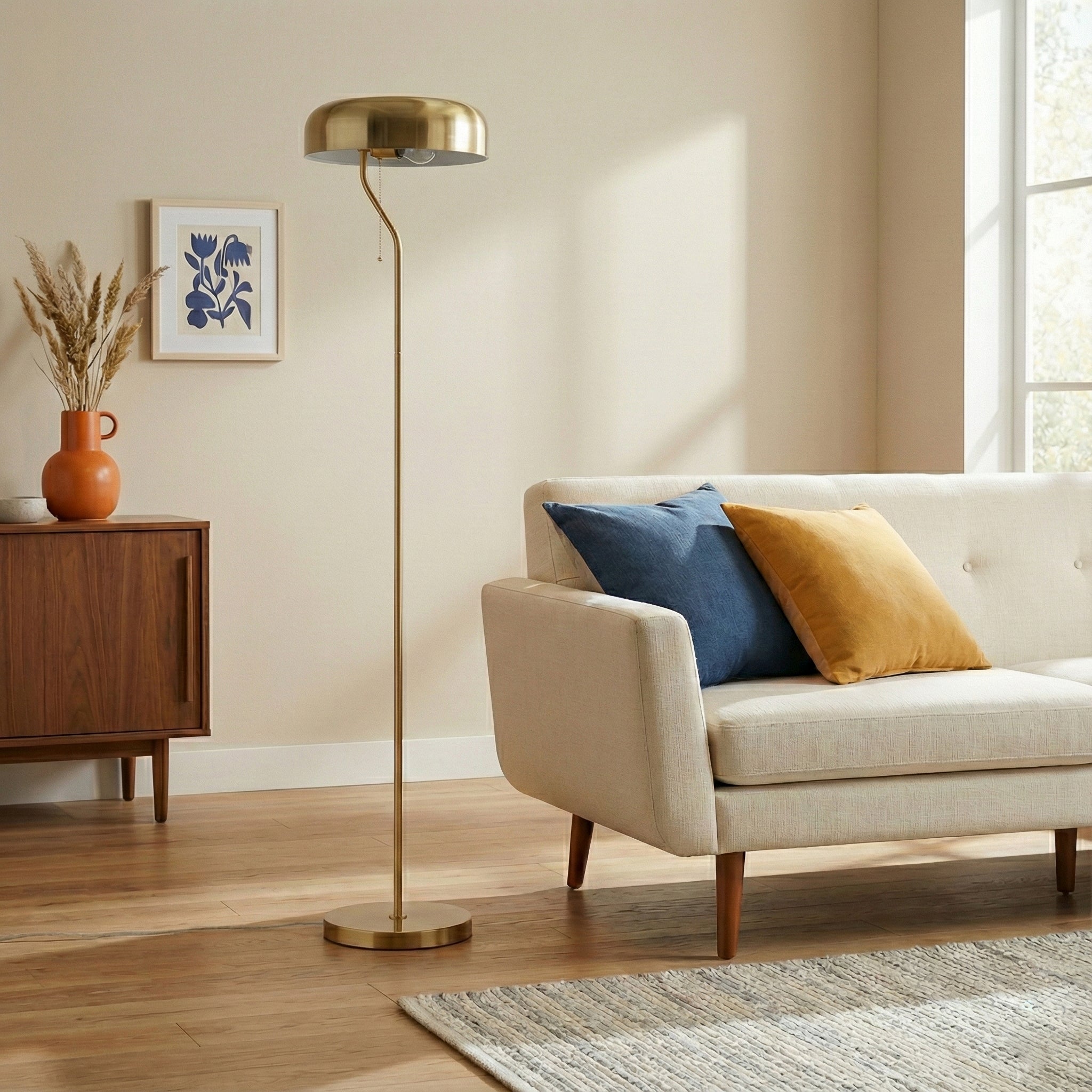 Tall Corner Floor Lamp For Living Room