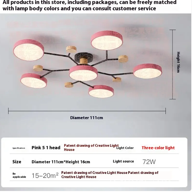 Living Room LED Ceiling Lamp | Modern Design