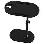1Pc C-Shaped Bathtub Tray Table With Adjustable Height 360Degree Rotat
