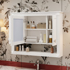 35inch Bathroom Wall Cabinet With Mirror