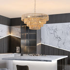 LED Chandelier Light | Bohemian Woven Design