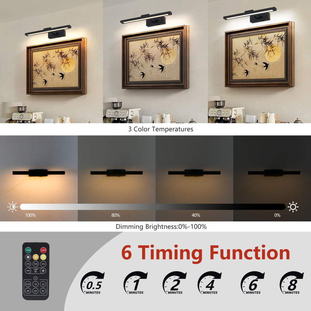 Picture Light Battery Operated With Remote