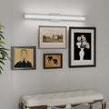 Bathroom Vanity Light Brushed Nickel Square LED 41 Inch 24W 6000K Cool