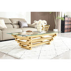 Sleek Modern Coffee Table | Two-Tier Structure