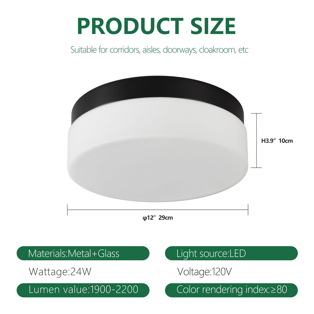 1 PACK LED Flush Mount Ceiling Light Fixture