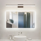 39 Inch Modern LED Bathroom Vanity Light -Sleek Black Metal Wall Light