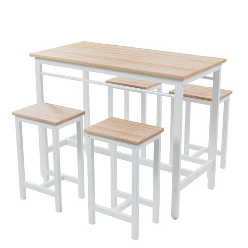5-Piece Kitchen Table Set | Minimalist Design