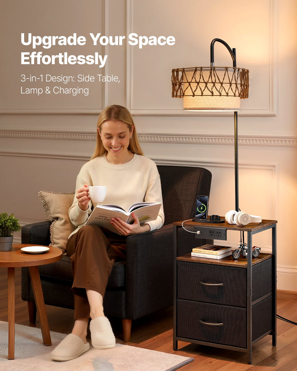 Floor Lamp With Table