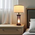 Table Lamps Set Of 2 Farmhouse Bedside Nightstand Lamps With USB Ports
