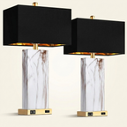 Touch Control Table Lamps Set Of 2 on a warm cream background
