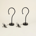 2PC Creative Question Mark Shape Table Lamp on a warm cream background