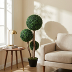 Artificial Plant for Home Decor Indoor & Outdoor Fake Plants Artificia styled in a warm modern interior