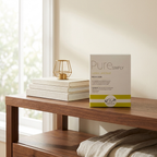 Soy Wax Scented Candle styled in a warm modern interior