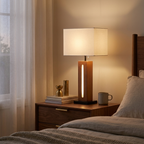 Table Lamps Set Of 2 styled in a warm modern interior
