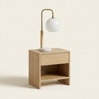 Bedroom Table Lamp Nordic Home Creative Romantic Warm Marble Study Roo on a warm cream background