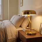 High Quality Hotel European Modern Bed Side Nightstand Decorative Tabl styled in a warm modern interior